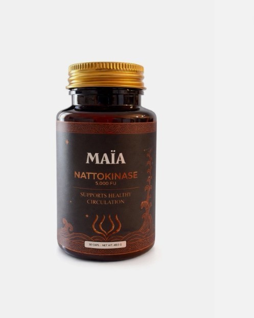 Maia Nattokinase 5000 FU 30 Capsules Supports Healthy Circulation High Potency