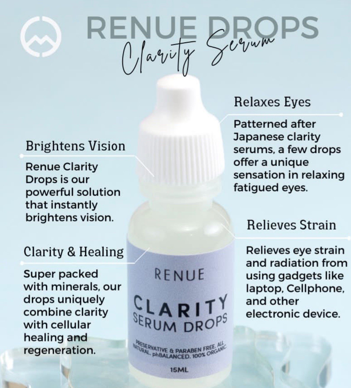 MCC PRIME LIFESTYLE Renue Clarity Serum Drops 15ml