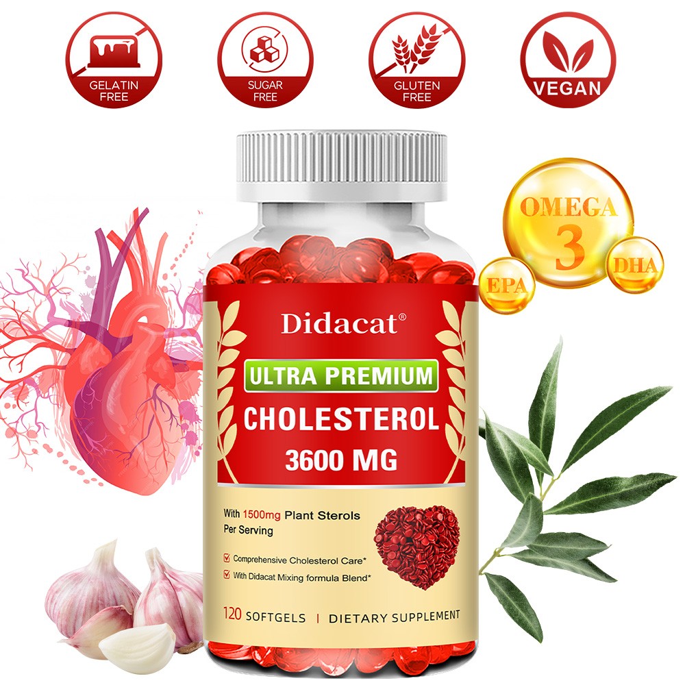 Cholesterol Cleanse 120 Capsule 1500mg Strong Arteries Cholesterol Control Heart