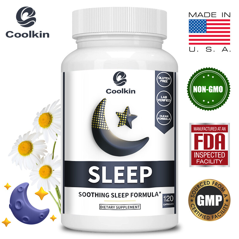 Sleep – Valerian, Chamomile, Passionflower, Lemon Balm – Sleep Aid,Stress Relief