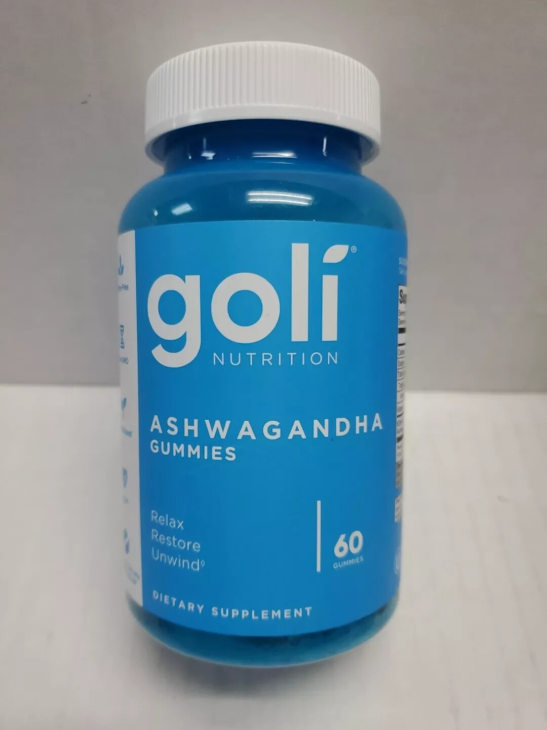 Goli Nutrition Ashwagandha Gummies Relax Restore Unwind Mixed Berry 60 Ct 11/25