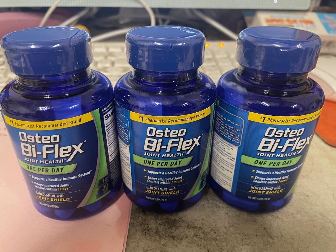 Lot 3 OSTEO BI-FLEX BI FLEX 30 ct X 3 = 90 ct Coated Tablets Joint Health LQQK