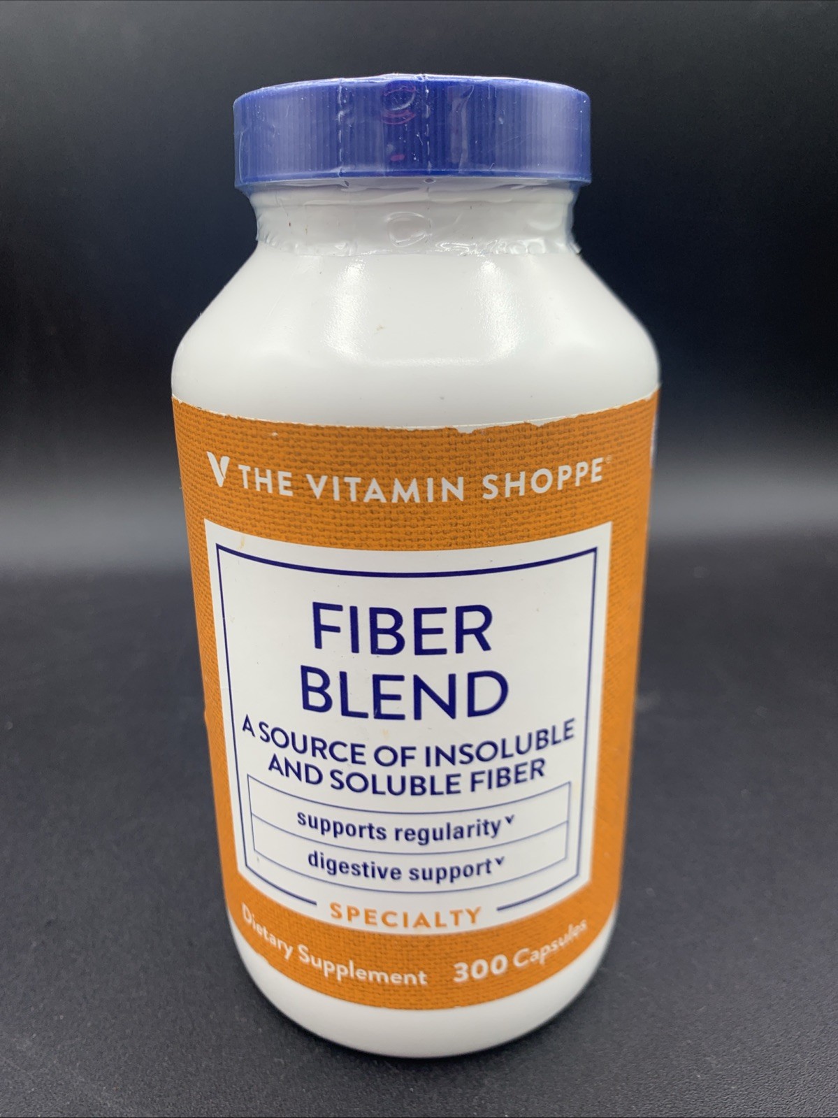 The Vitamin Shoppe Fiber Blend,Natural Source Insoluble Soluble Fiber EXP 07/27