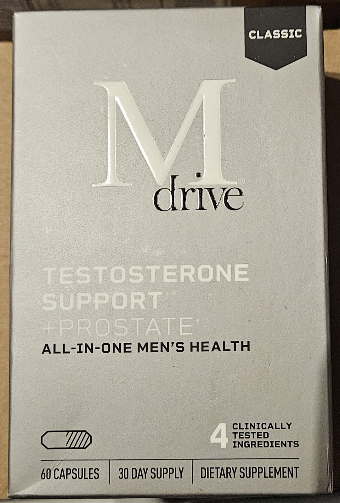 New M DRIVE Daily Men’s Health Complex 60 Caps All In 1 T-Support BB: 10/25 READ