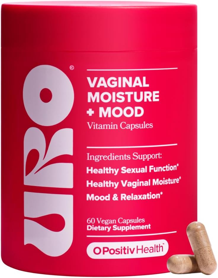 URO Vaginal Moisture & Mood – Formulated to Support Vaginal Moisture 60ct