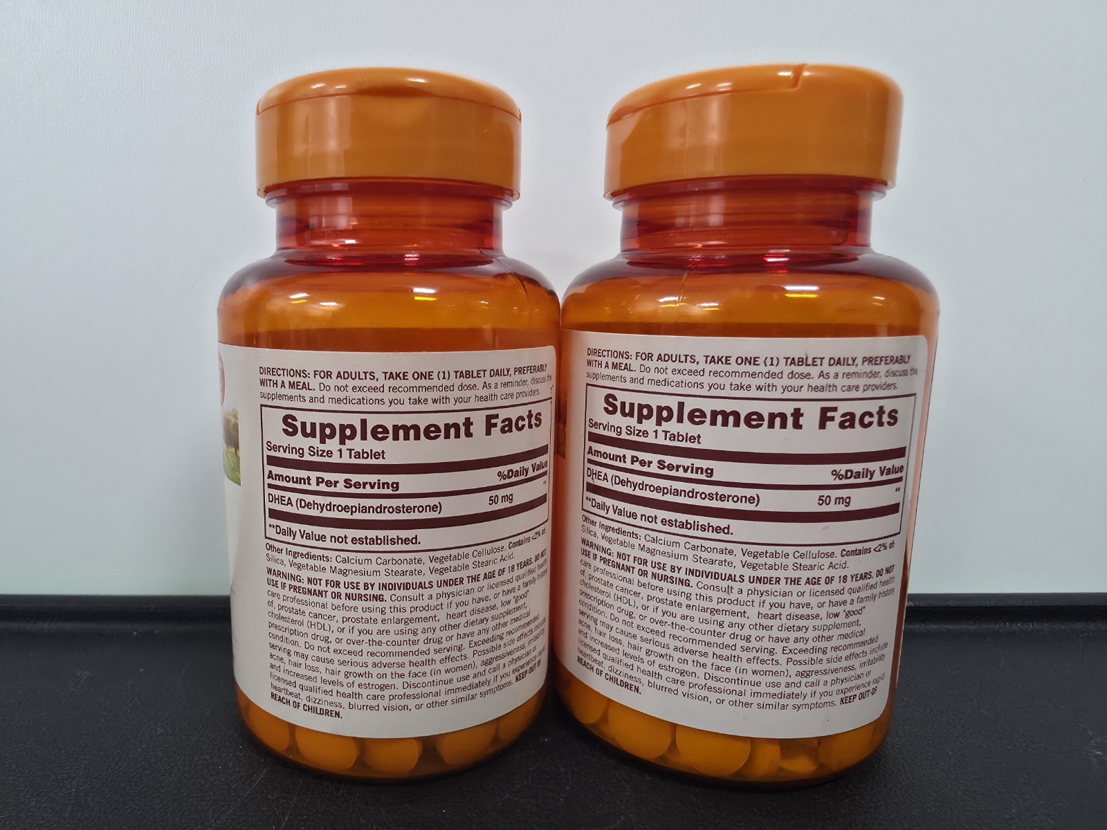 Sundown DHEA 50 mg 60 ct. lot of 2 NEW/SEALED EXP: 12/26