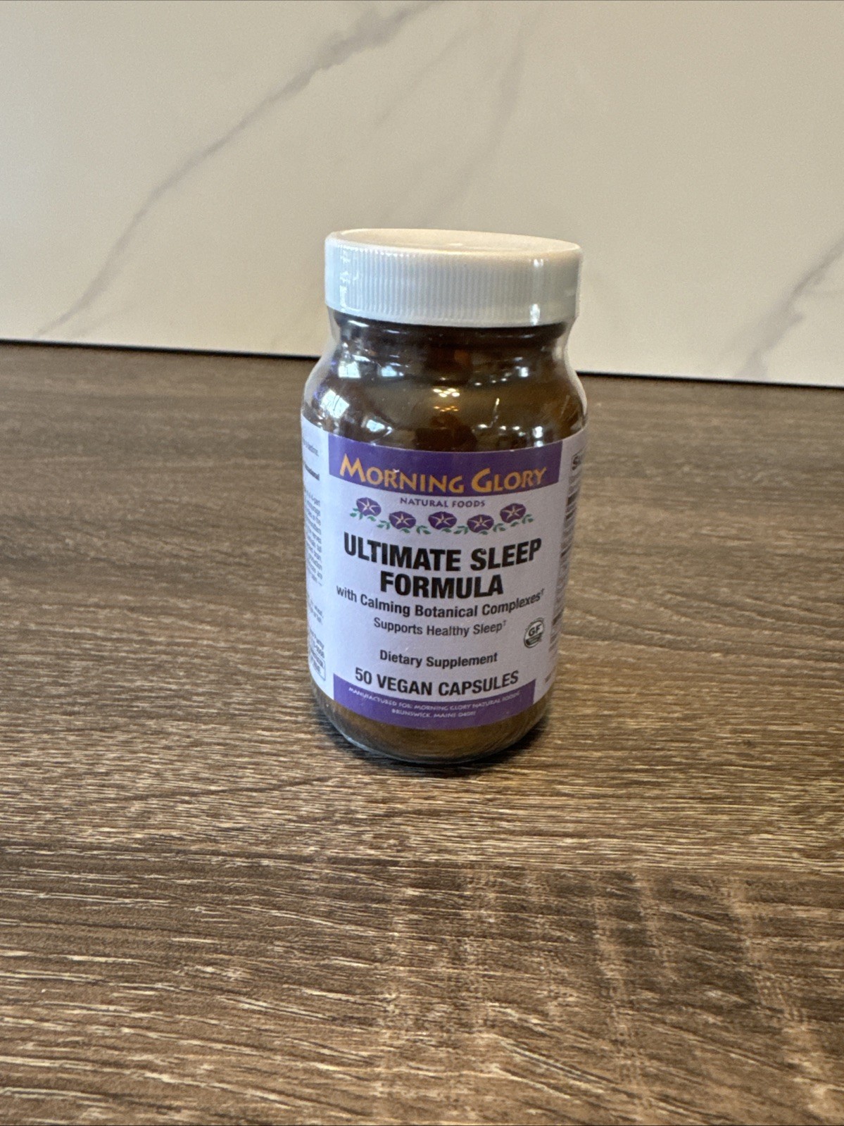 MORNING GLORY Natural Foods Ultimate Sleep Formula 50 Vegan Capsules Exp 07/2027