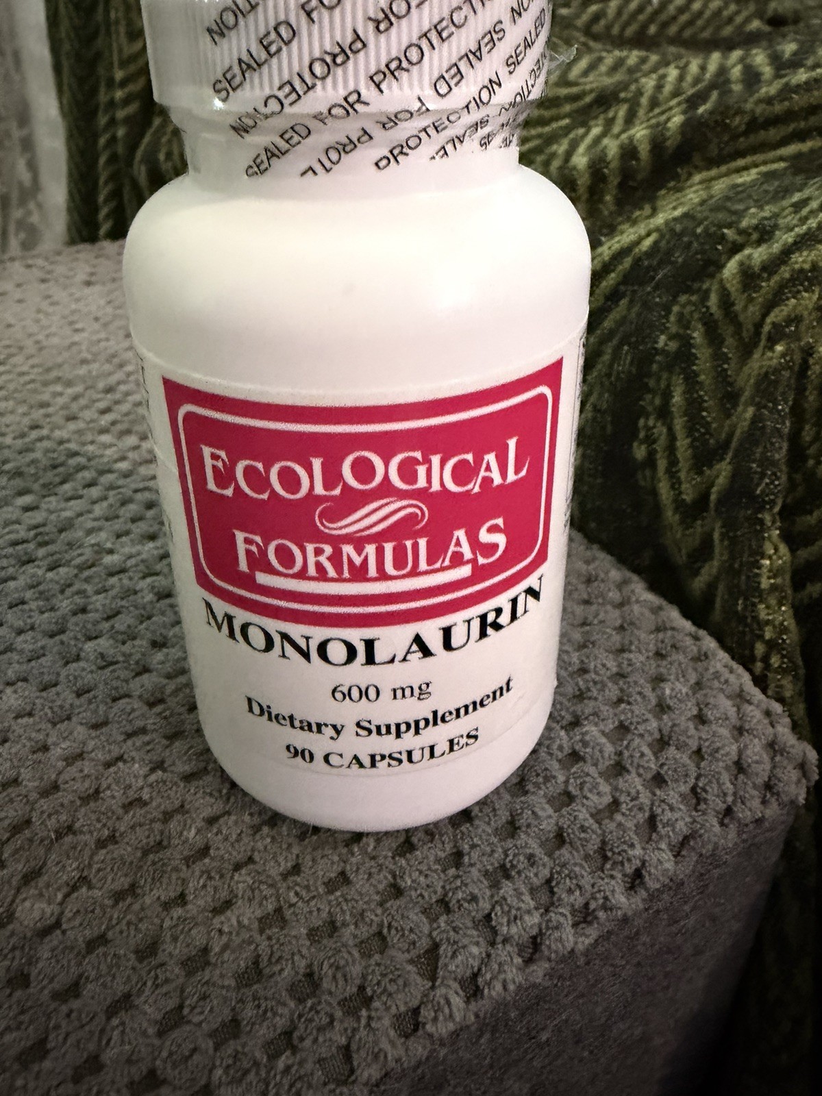 Ecological Formulas Monolaurin 600 Mg – 90 Caps. Creamy White,Capsule, 90 Count
