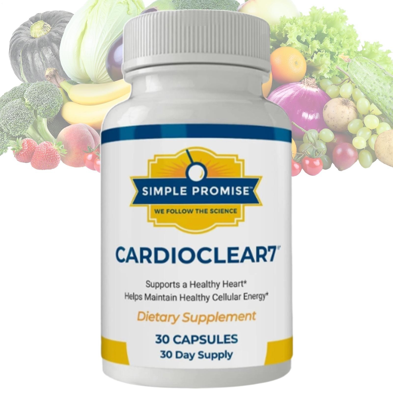 Cardio Clear 7 – 30 Capsules New/Sealed Exp 9/2026
