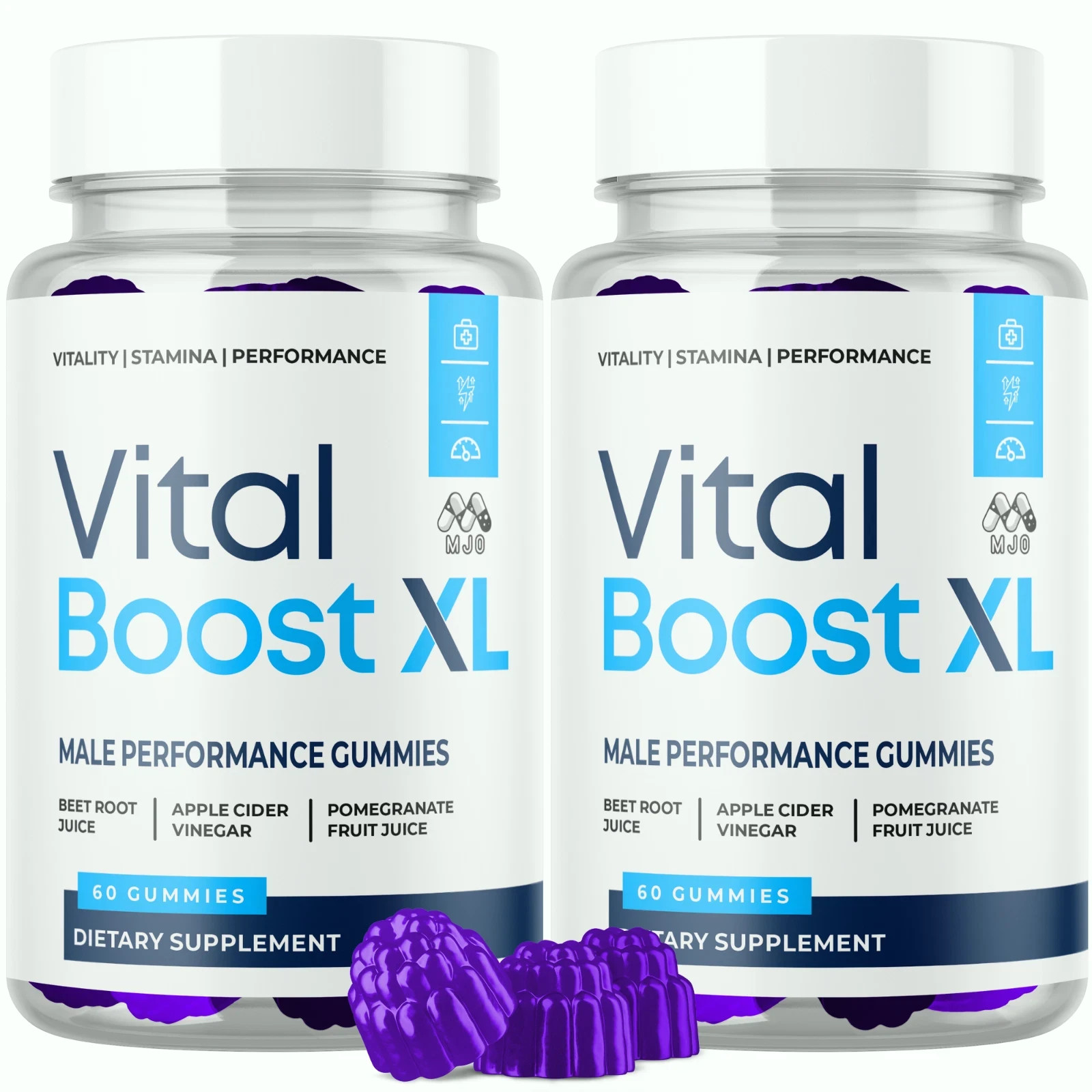 2(pack) 120 Gummie Vital Boost XL Male Gummys Advanced Max Formula VitalBoost XL
