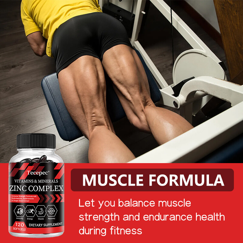 Multivitamin/Multimineral Supplement with Zinc Complex, Boost Energy, Immune