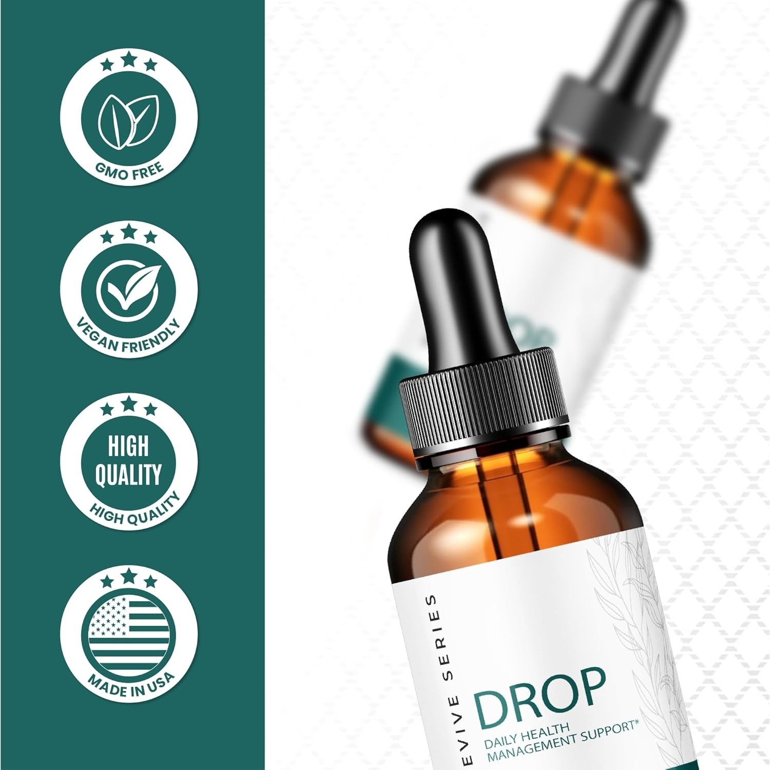 (5 Pack) Drop The Pounds Weight Loss Drops Oral Drops Dietary Supplement (10 oz)