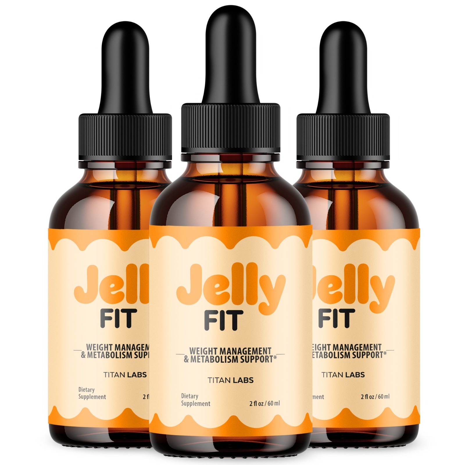 (3 Pack) Jelly Fit Drops Advanced Health & Fitness Formula JellyFit 90 Servings
