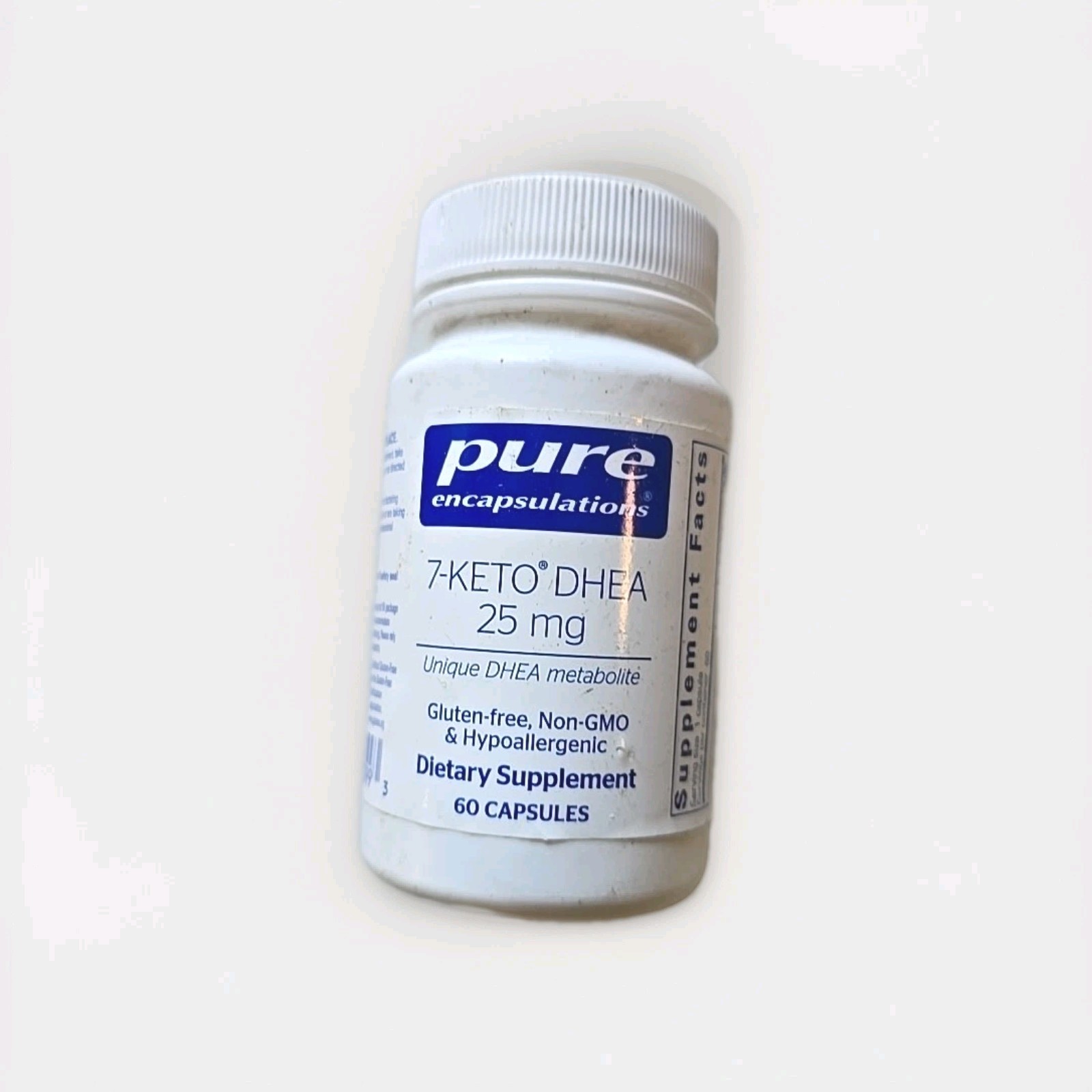 7-Keto DHEA- 25 mg 60 Capsules Pure Encapsulations EXP 05/2027
