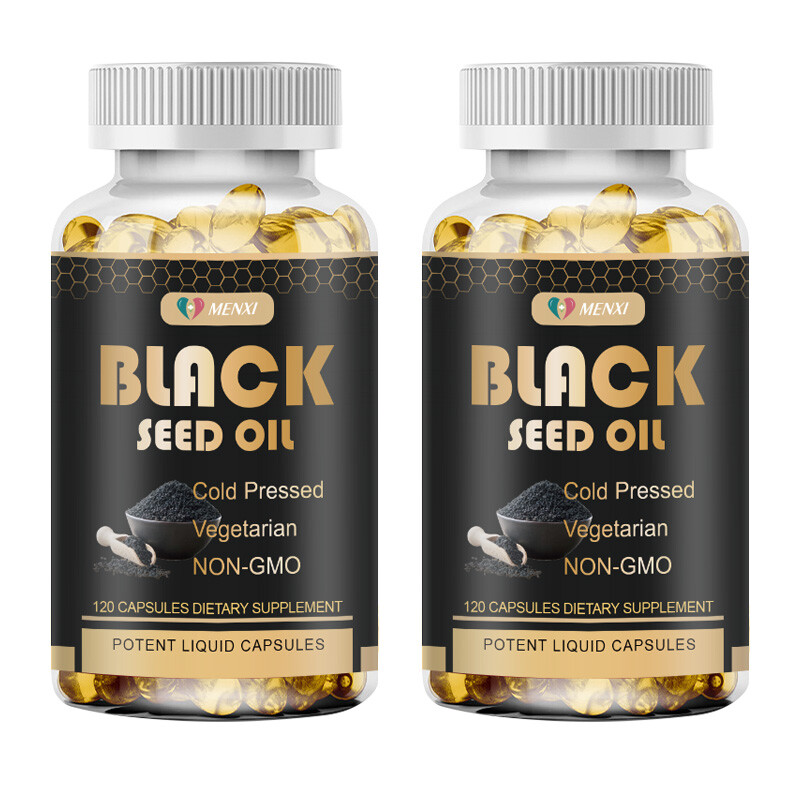 Black Seed Oil 1000mg 120/240/480 Capsules – Cold Pressed Black Cumin Seed Oil