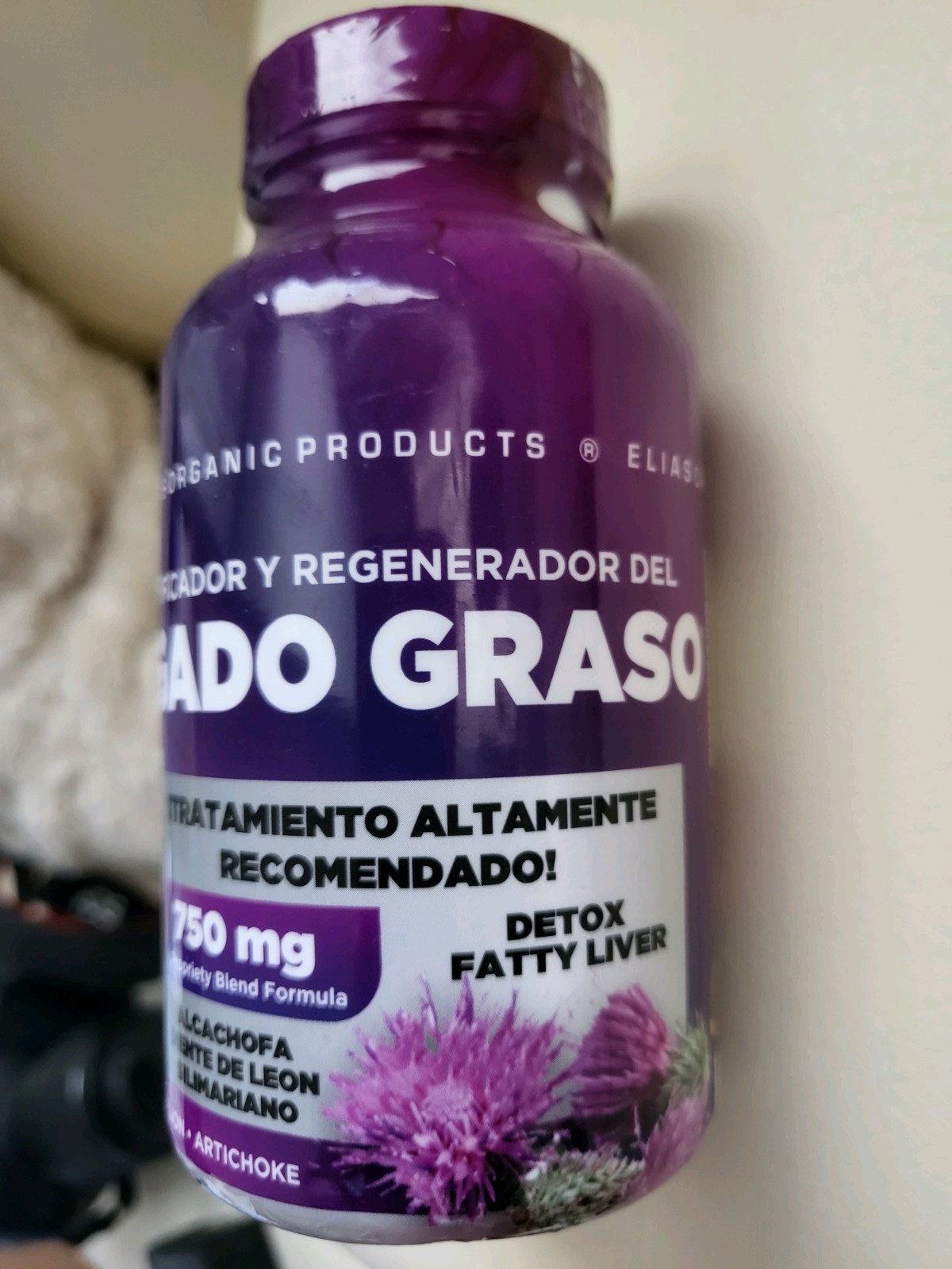Elias Organic HIGADO GRASO 750mg 60 Tab