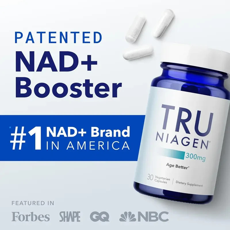 TRU NIAGEN Patented NAD + Supplement 300mg for Anti Aging & Cell Regeneration