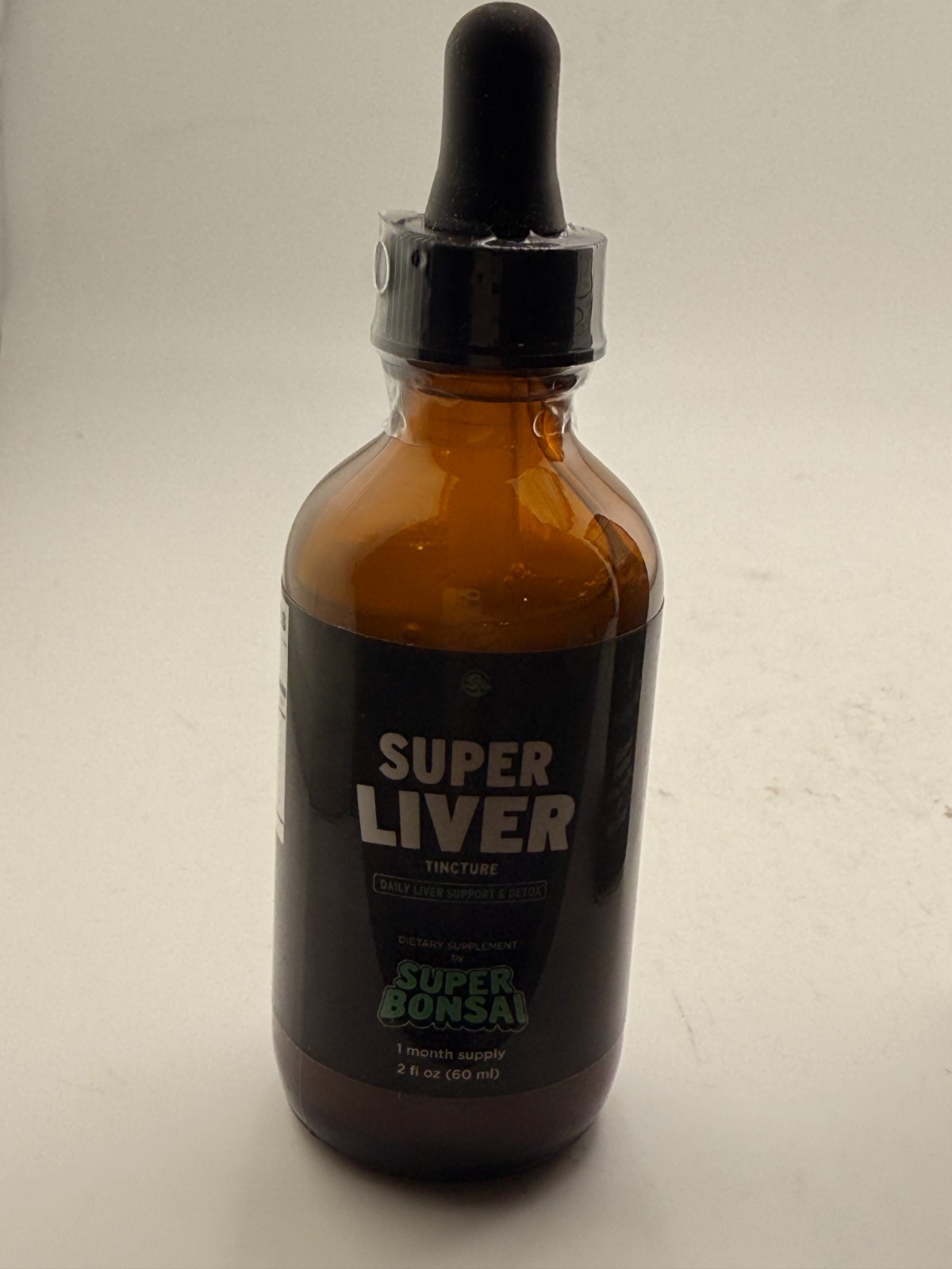 SuperBonsai Super Liver Support with Milk Thistle 2 oz tincture 8/2026