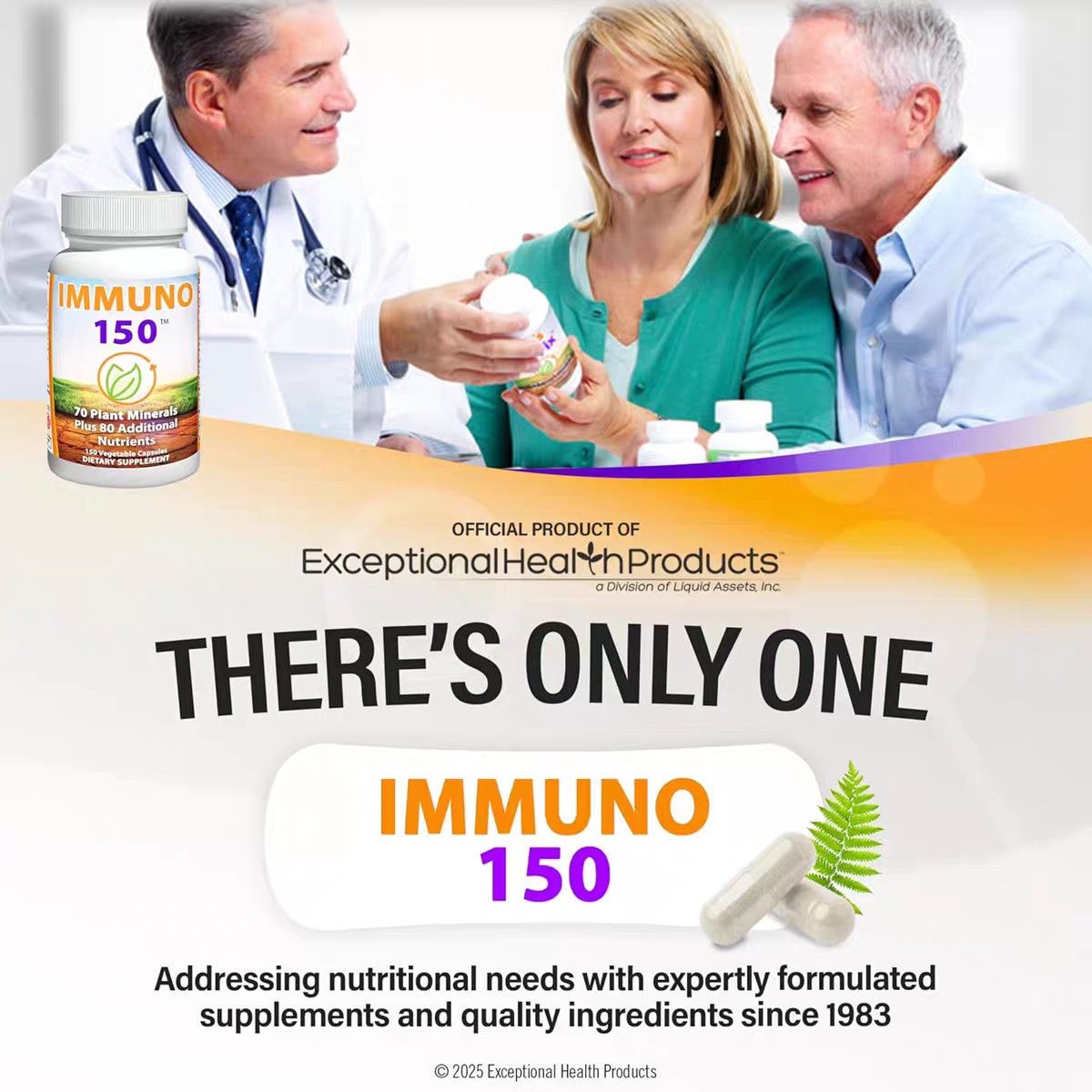 Immuno 150, Immune Support Supplement, Packed with 70 Plant MineralsOpe