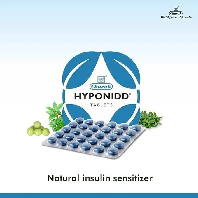 Charak Hyponidd 10 Strips (300) Tablets Ayurvedic Metabolic- Hormonal Best Rate