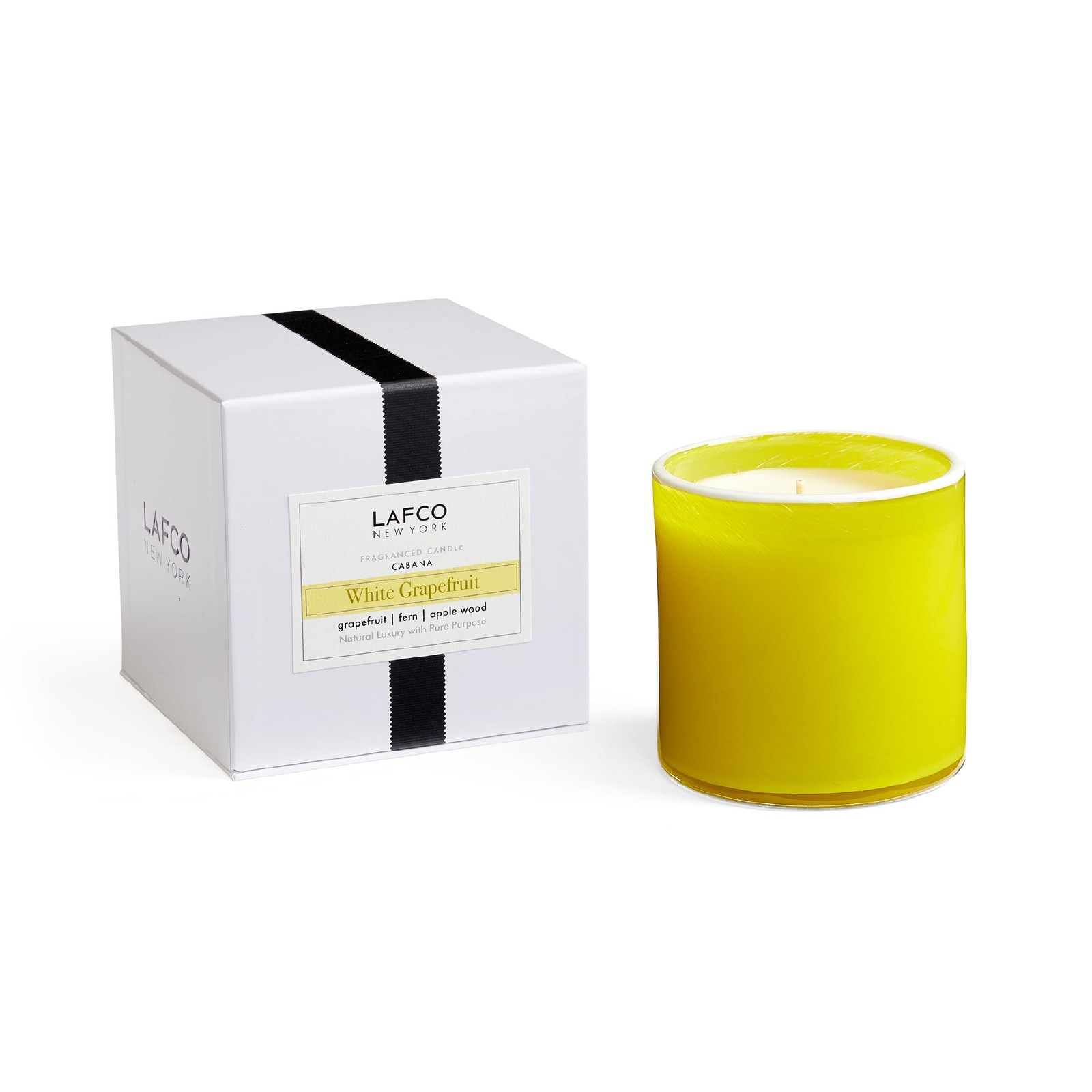 LAFCO New York Signature Candle, White Grapefruit – 15.5 oz – 90-Hour Burn Ti…