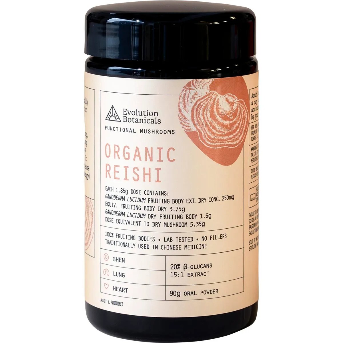New Evolution Botanicals Organic Reishi 90g
