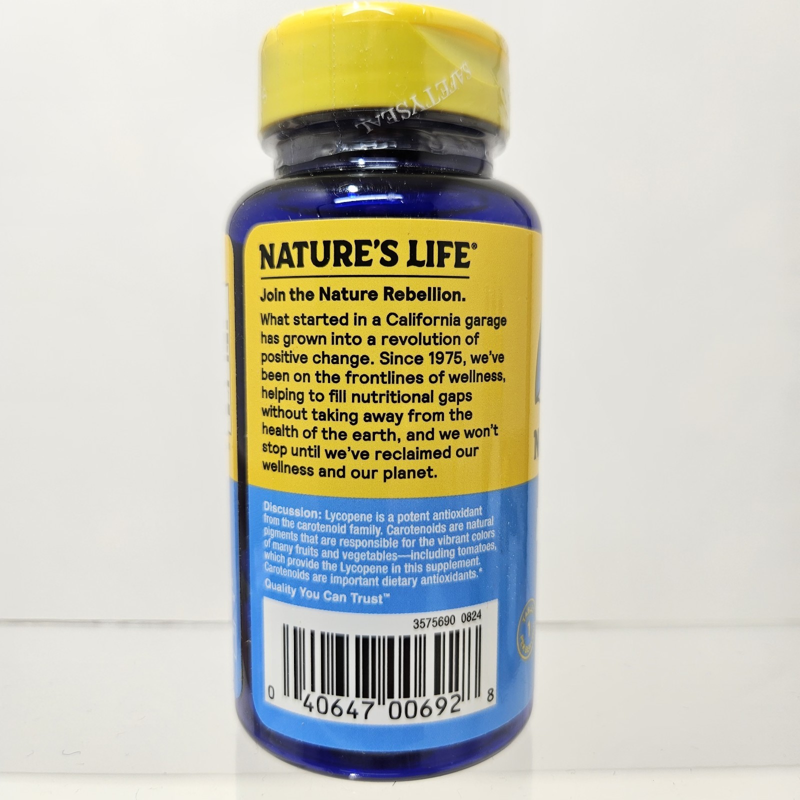 Nature’s Life Lycopene Antioxidant Support 30 mg 30 Capsules Exp 05/2029