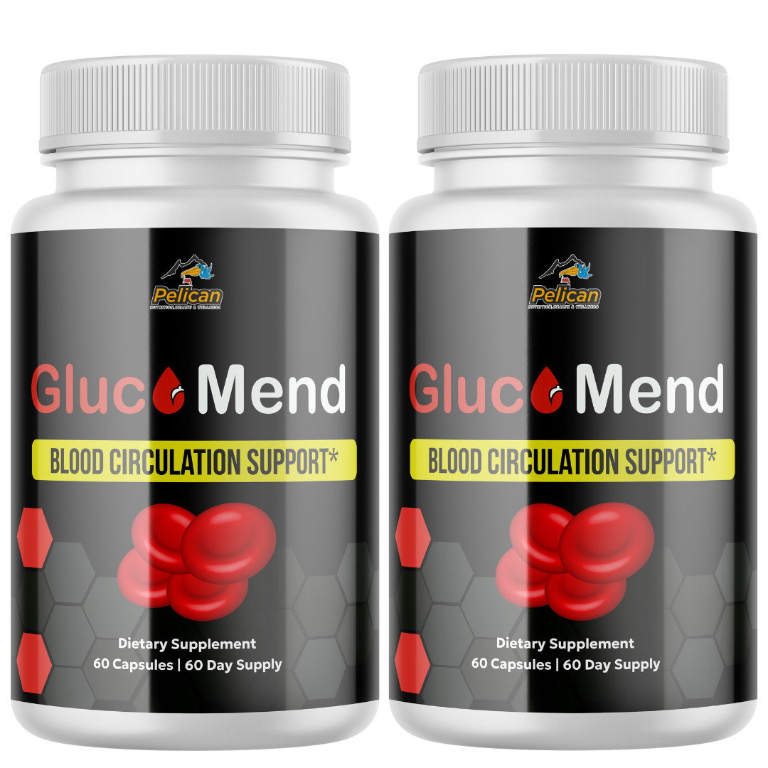 Gluco Mend- Blood Support- 2 Bottles- 120 Capsules