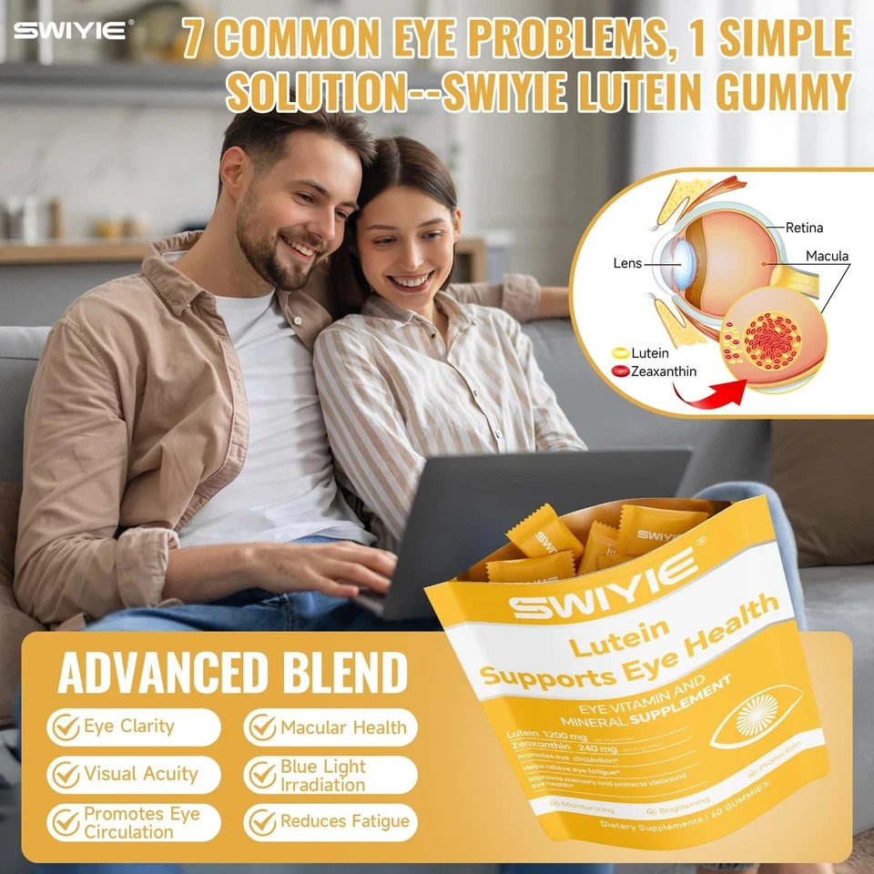 Lutein SWIYIE Gummies – Eye Vitamin and Mineral Supplement