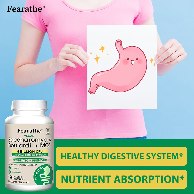 Boulardii Mos 120 Cap Enhance Intestinal Protecion Gut Health Digestive Support
