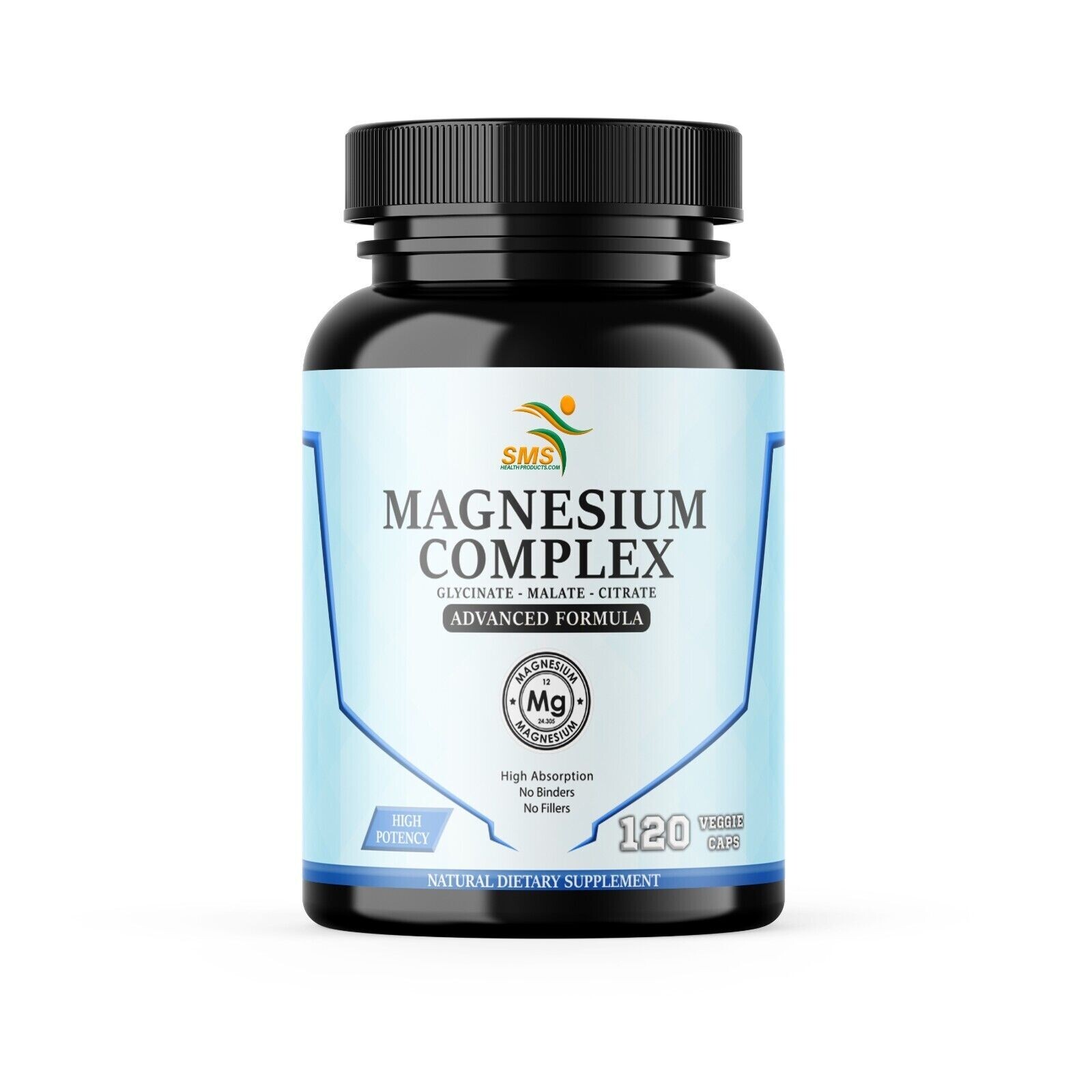 Magnesium Complex 470mg with Citrate, Malate, Glycinate – High Absorption