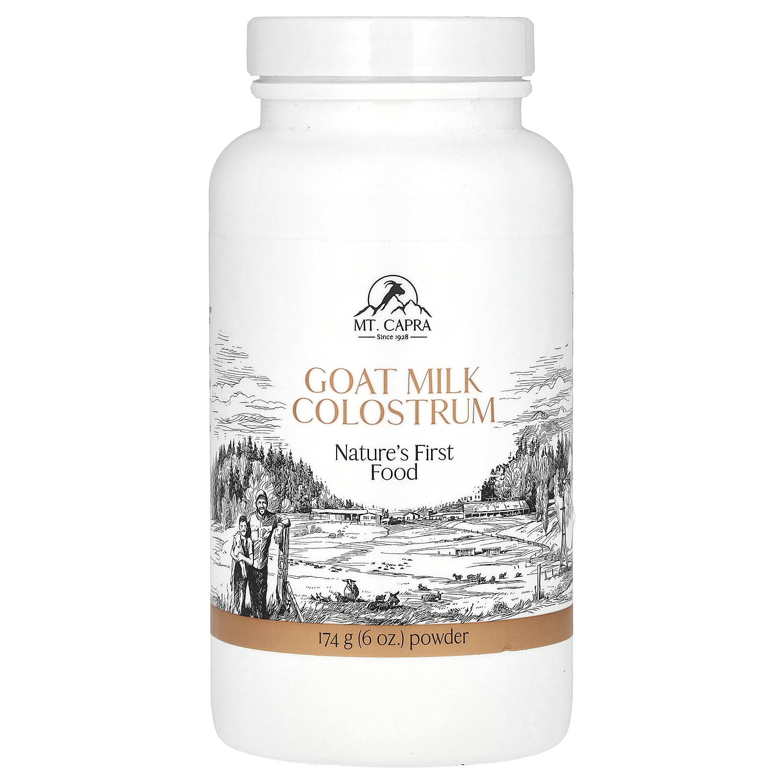 Mt Capra CapraColostrum 6 oz 174 g All-Natural, Gluten-Free, Preservative-Free
