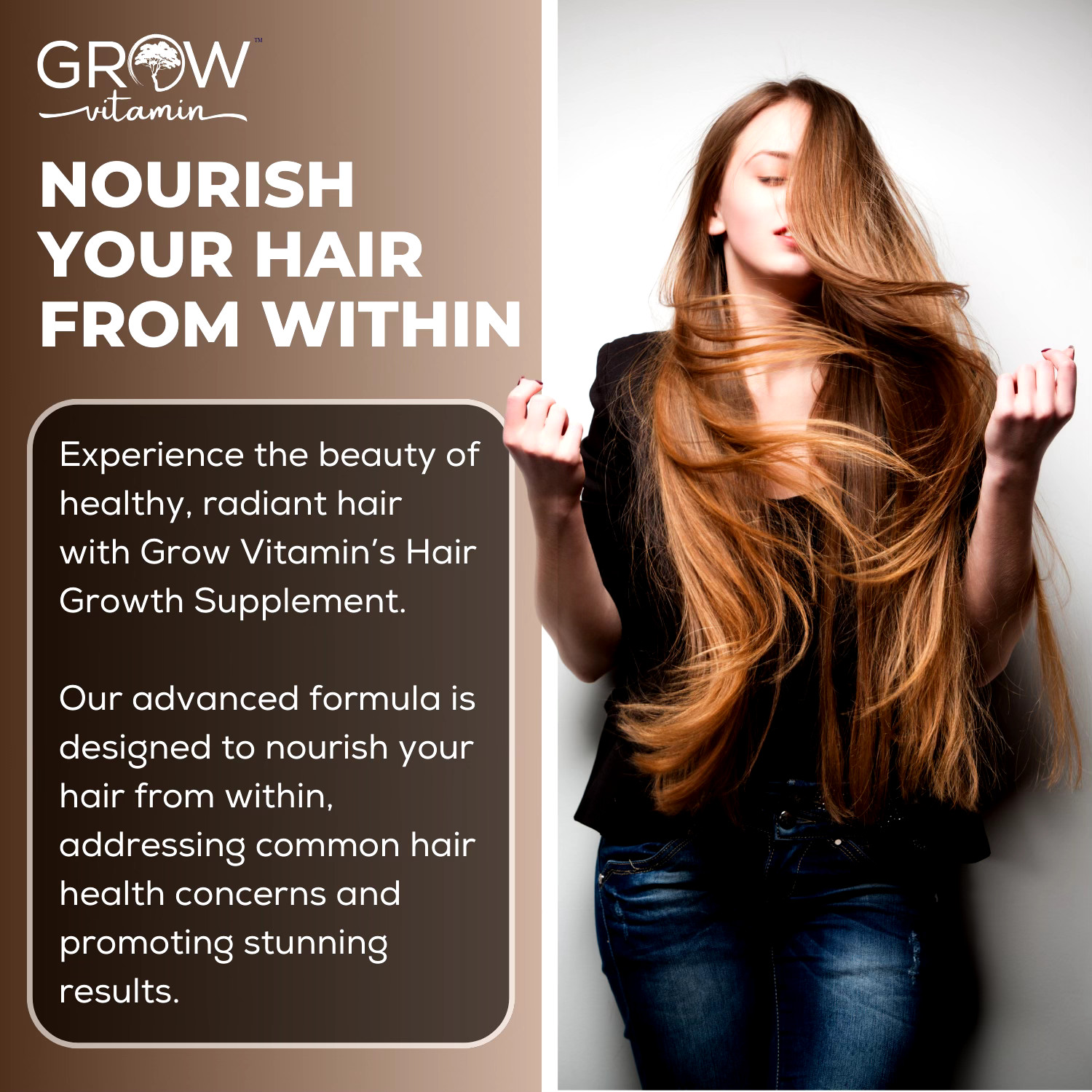 Hair Growth Formula for Healthy Hair, Skin & Nails for Adults, 90 CAPSULES 45DAY