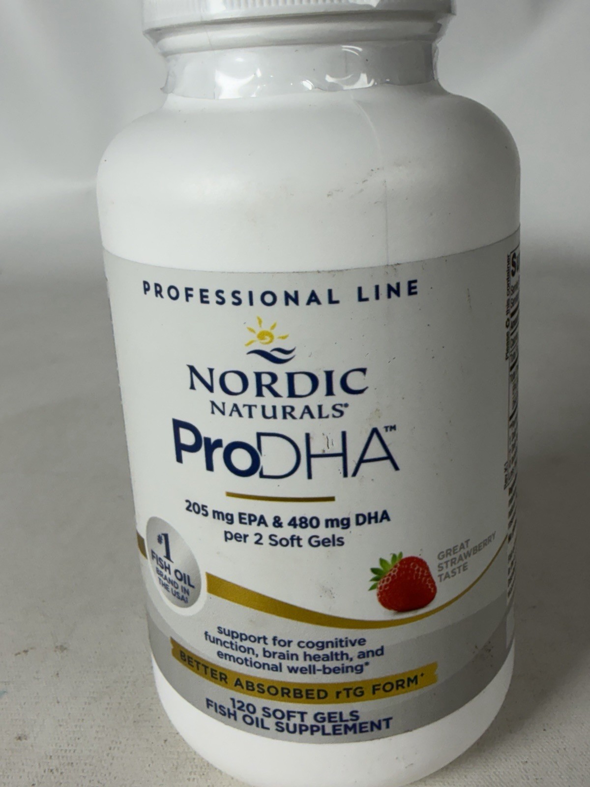 DHA Xtra, Strawberry – 120 Soft Gels – 205 Mg EPA 480 Mg DHA – Exp:02/2029