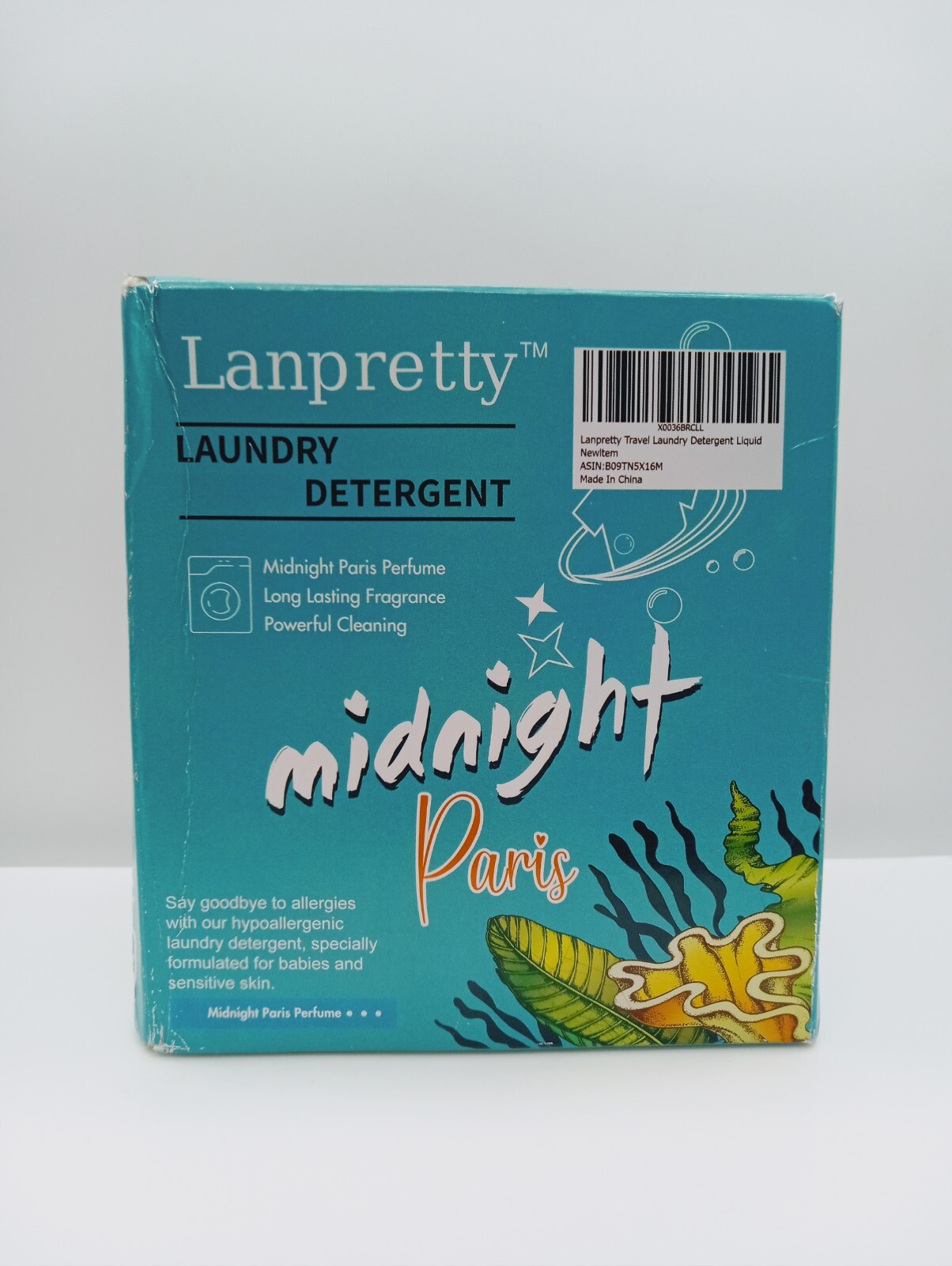 Lanpretty Concentrate Laundry Detergent MIDNIGHT PARIS 60 Packets