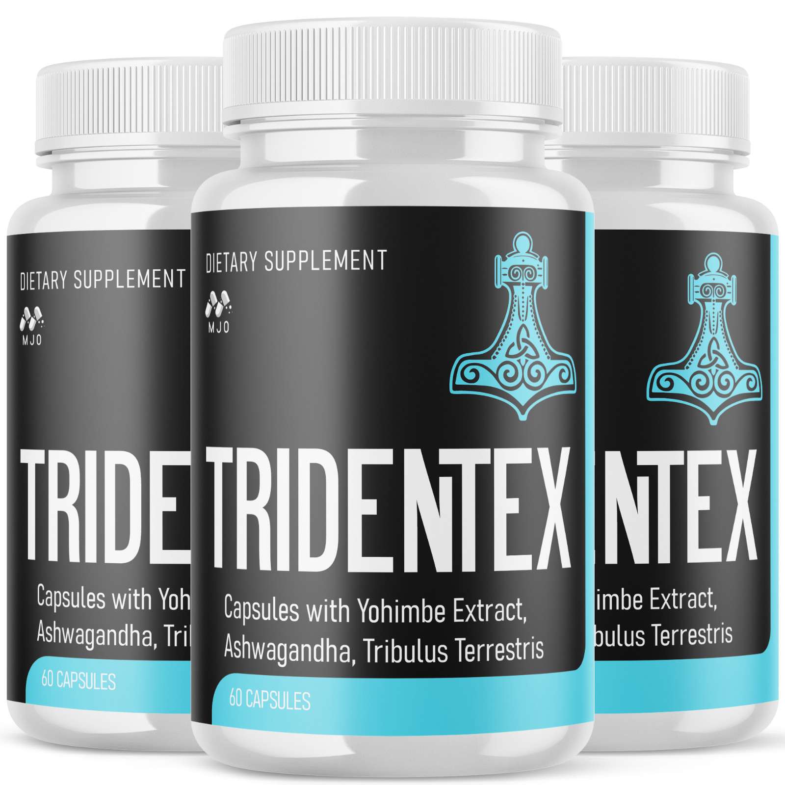 (3 Pack) Tridentex Advanced Male Health Support Formula Triden Tex 180 Capsules