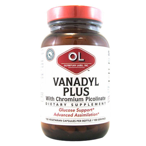 Vanadyl Plus 10mg with Chromium 100 caps By Olympian Labs