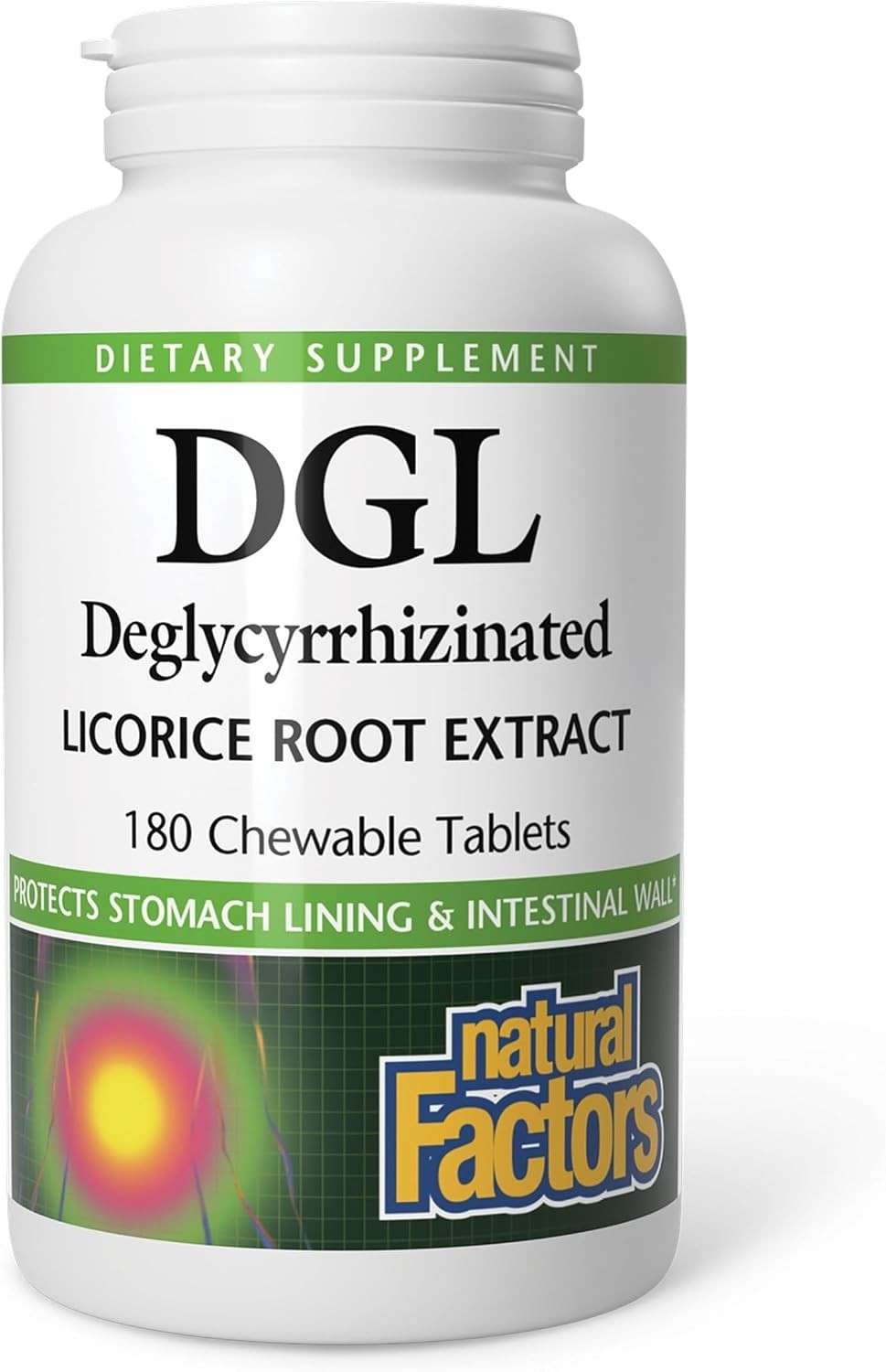 Natural Licorice Root Extract DGL Chewables – 180 Tablets for Gut Health