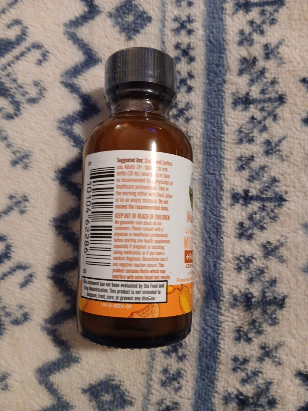 Mary Ruth’s Liquid Morning Multivitamin + Hair Growth Peach Mango 1 OZ 7/27