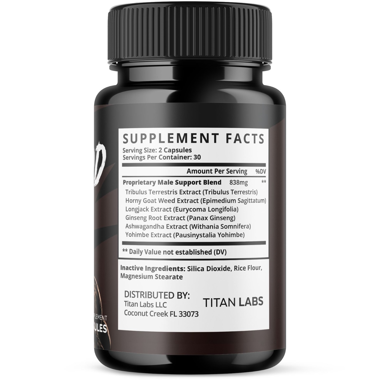 (2 Pack) Horsewood Advanced Male Health Support Formula Horse Wood 120 Capsules