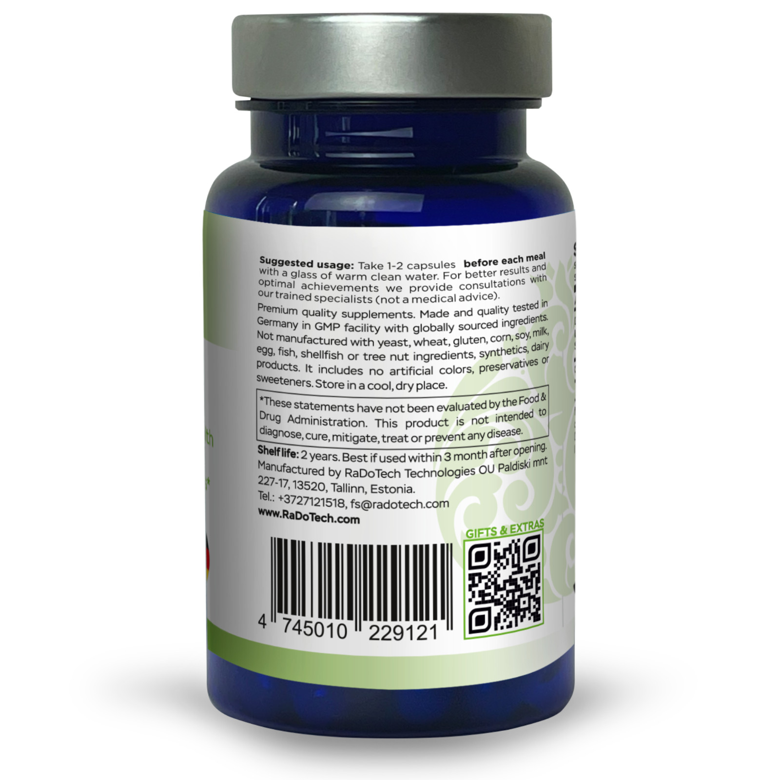 Wild Yam Supplements for Women Premenstrual Menopause Support Hormone Balance 60