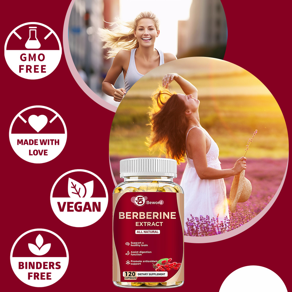 Berberine HCL 1200mg Ceylon Cinnamon Antioxidant Supplement 120 Capsules