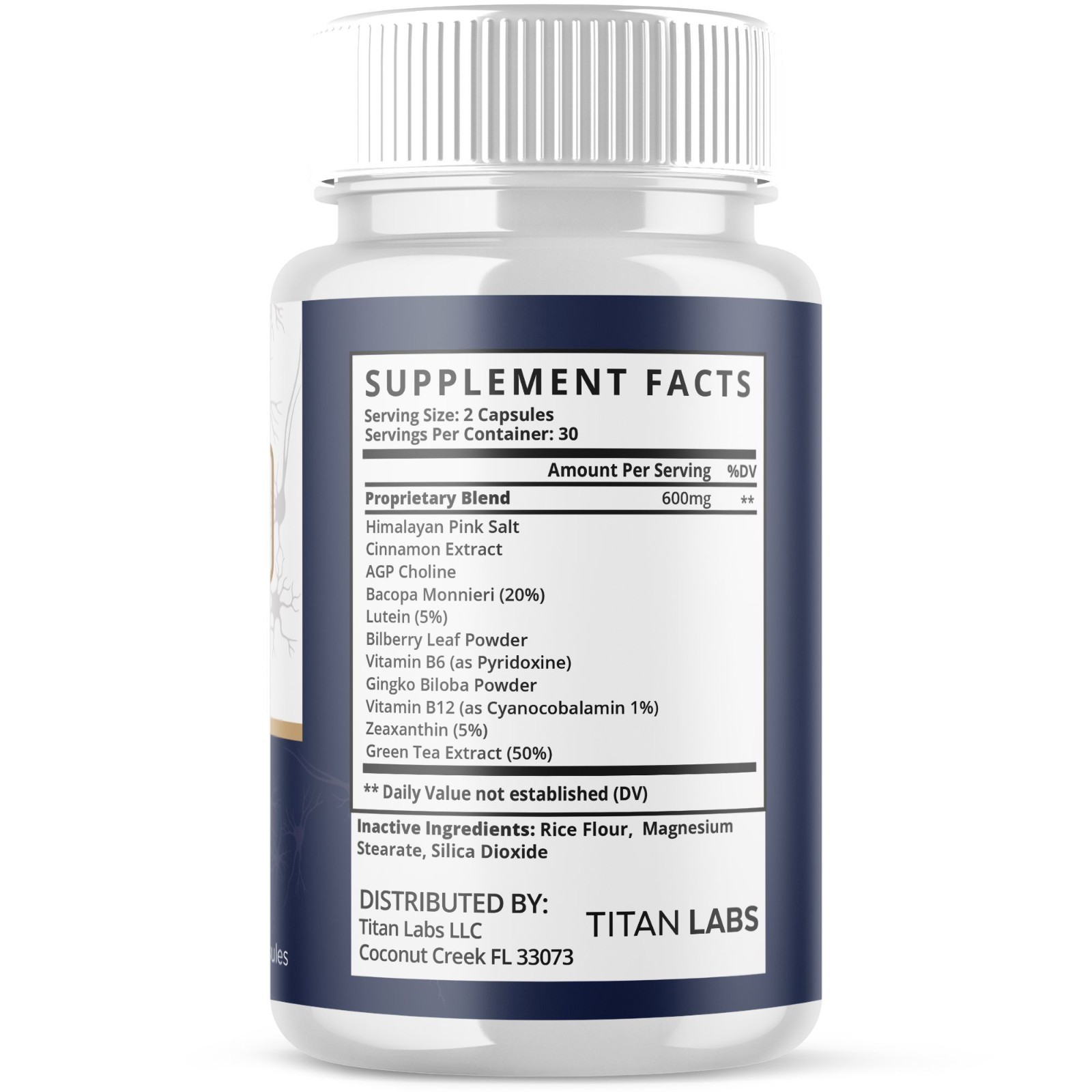 (5 Pack) MemoPryl Nootropic All Natural Brain Supplement Memo Pryl 300 Capsules