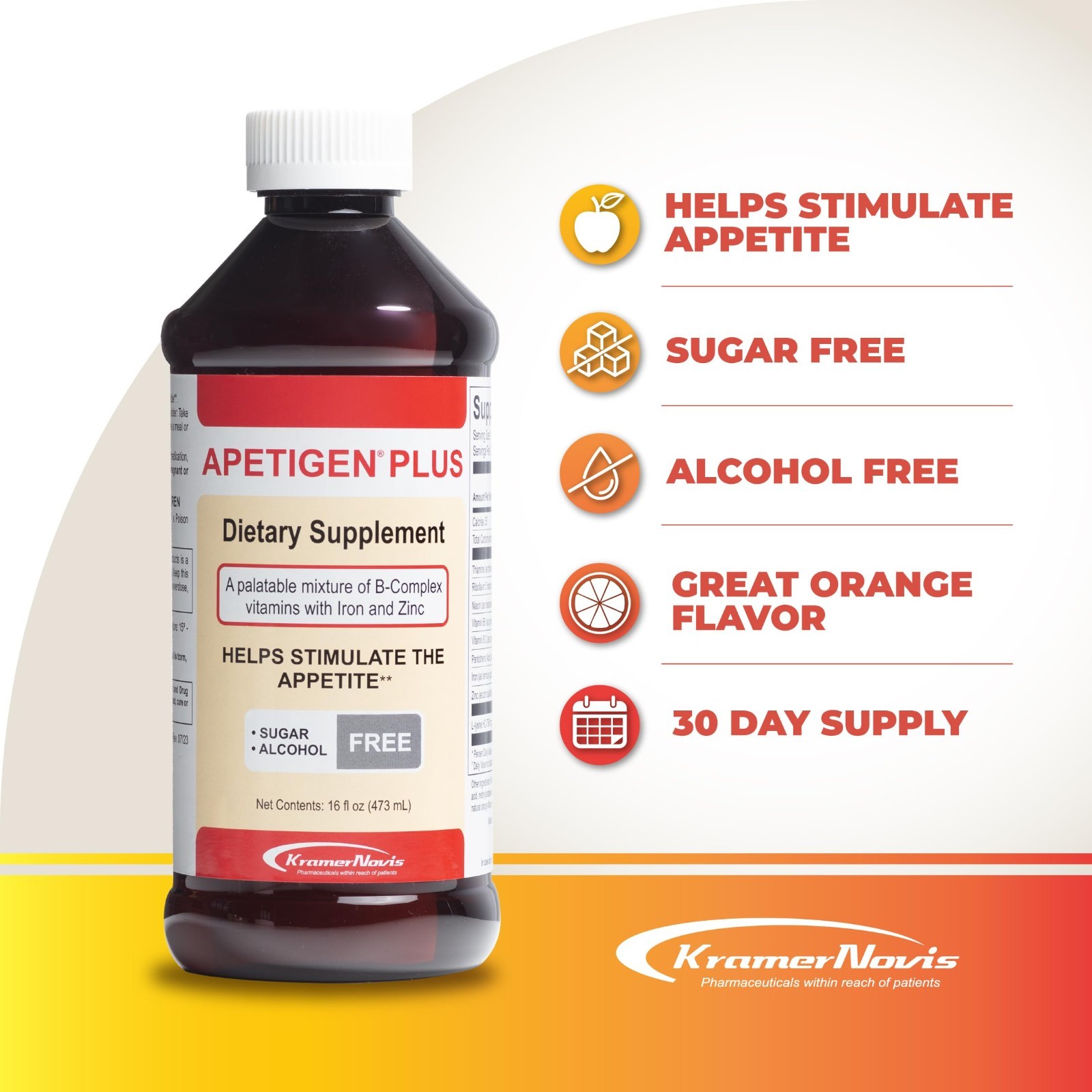 Appetite Booster Liquid for Kids & Adults – Sugar-Free, Vitamins B1-B12, Zinc, I