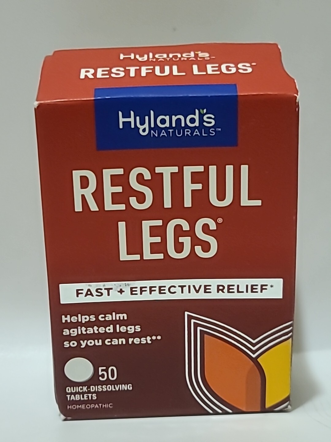 Hyland’s Naturals RESTFUL LEGS Tablets, Natural Itching, 50 COUNT ( Pack of 1 )
