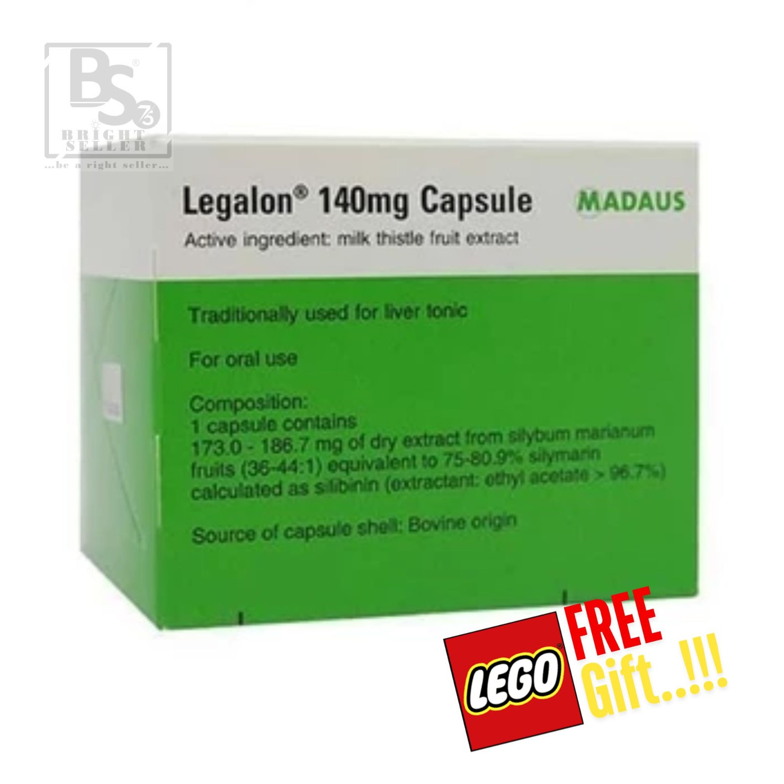 LEGALON 100’s (Original) Madaus Germany Traditionally Used For Liver – FREE Gift