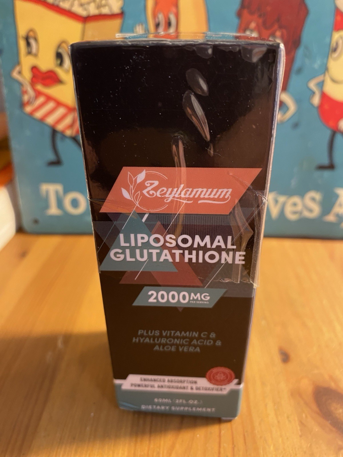 Zeylamum Liposomal Glutathione Liquid Supplement 2 oz 2000mg Exp 05 /2027 NEW