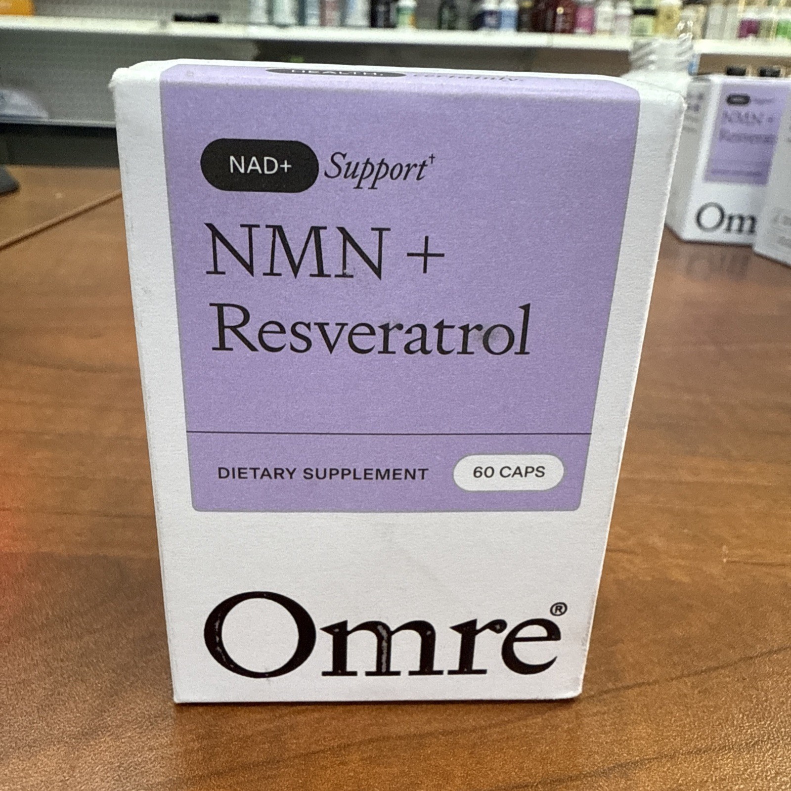 Omre Support Resveratrol Dietary Supplement 60 Caps – New Seal Exp. 10/2028