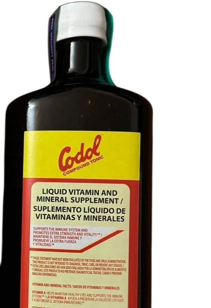 Codol Compound Tonic Liquid Vitamin & Mineral Supplement 16.9 Fl Oz (500 mL)