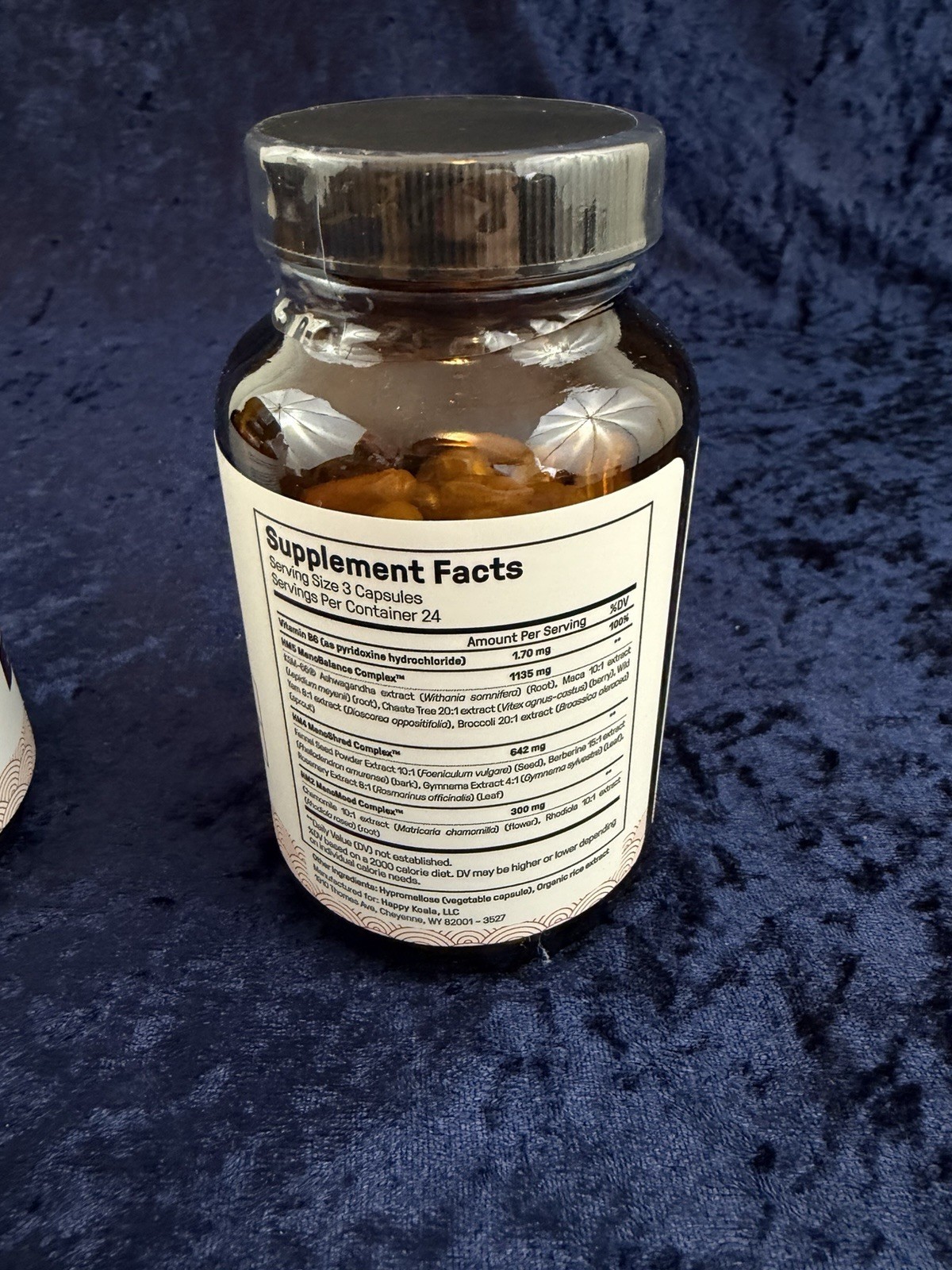 Happy Mammoth Hormone Harmony Exp 6/2027 & 12/2026 2 Bottles 72 Capsules New!